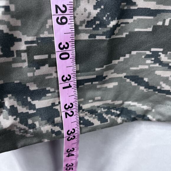 Camo Rain Parka Sz M ABU AF NonSticky Waterproof Hunting Fishing ORC Industries - Picture 8 of 9